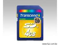 150XAר~OT(TranscendШ4GB SecureDigital 150xO(¾ϬP))